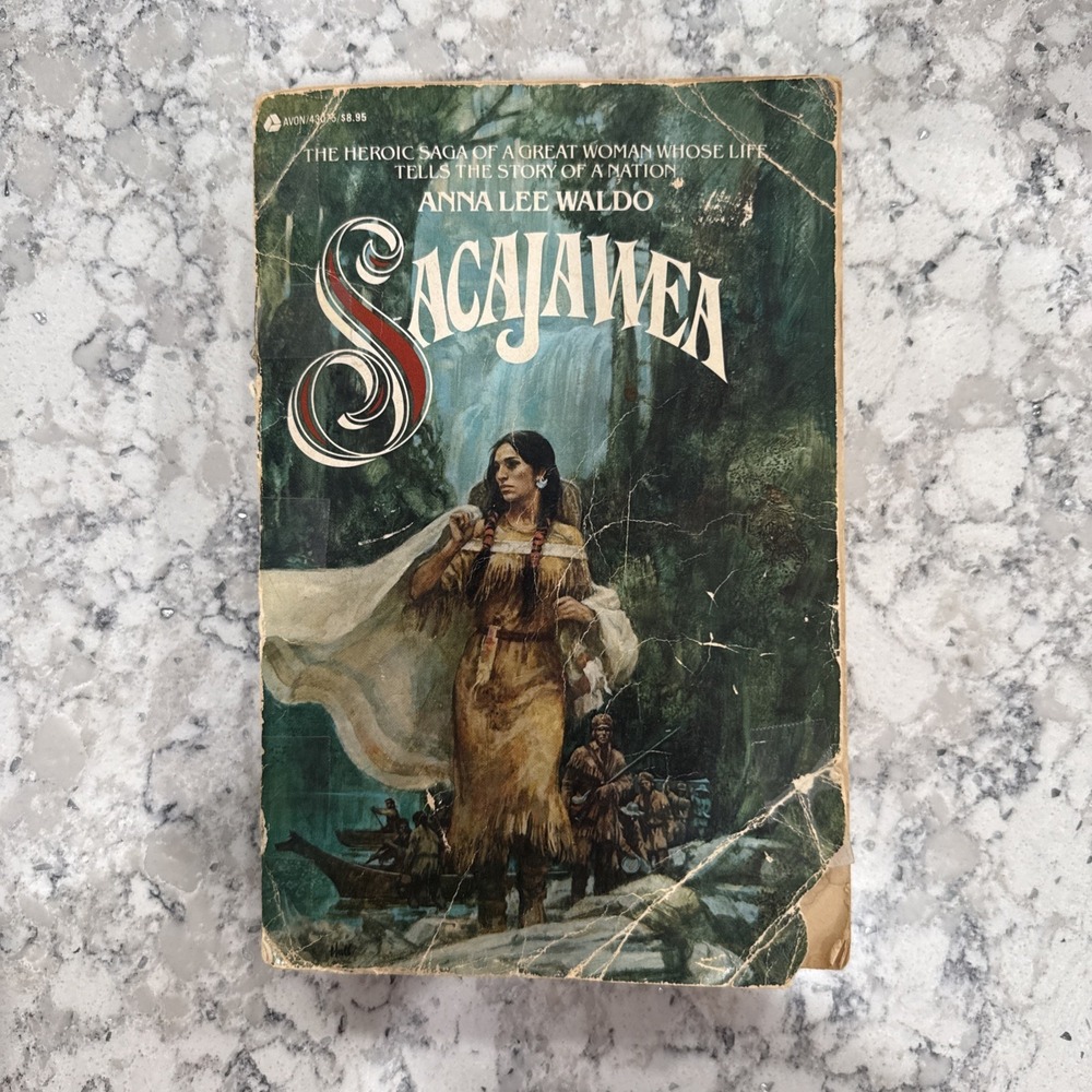 Sacajawea by Anna Lee Waldo 1979 Avon PB First Printing Signed